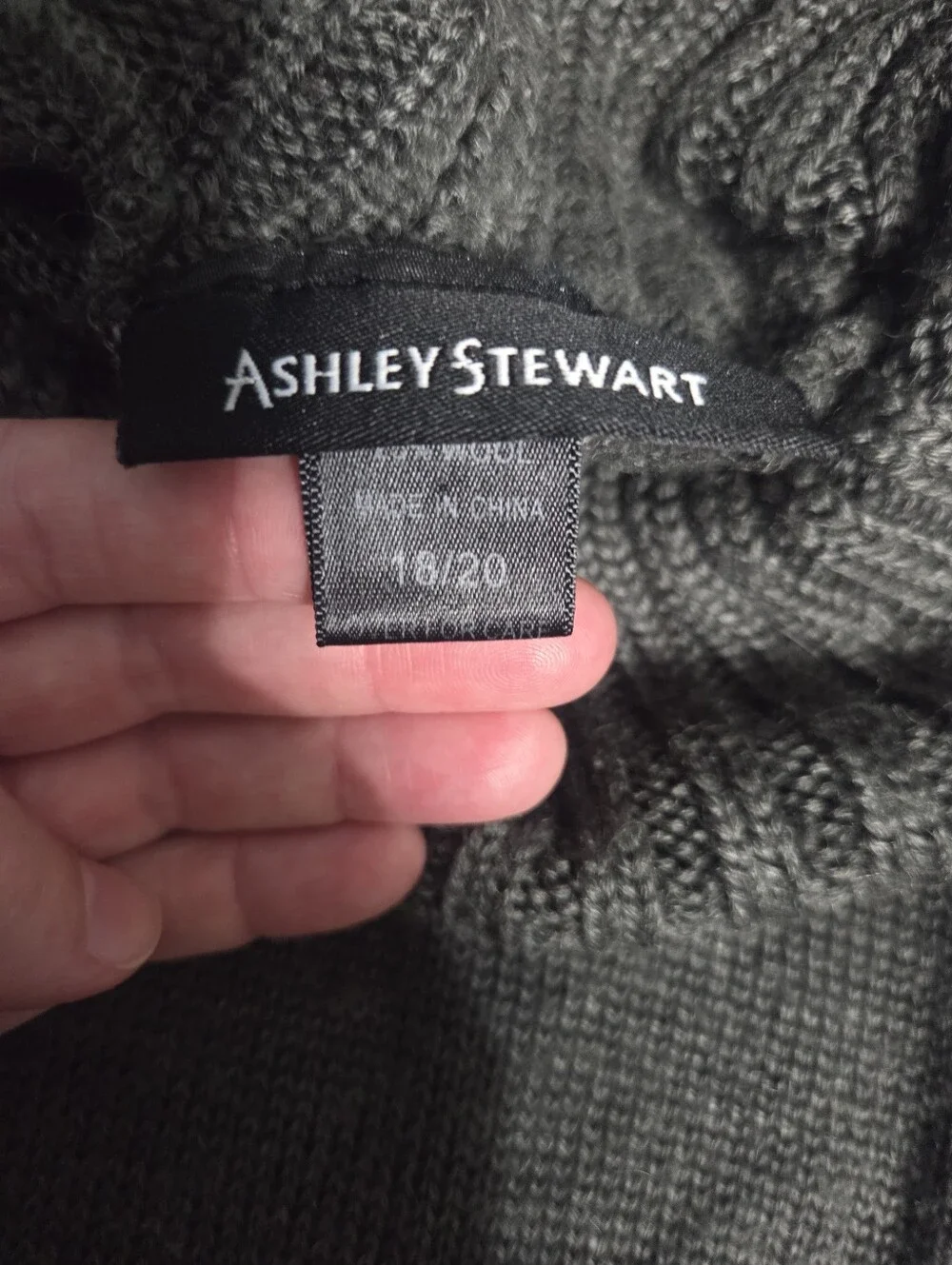Ashley Steward Turtle Neck Women's Sweater,Plus Size: 18/20